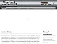 Tablet Screenshot of carolinadriveline.com